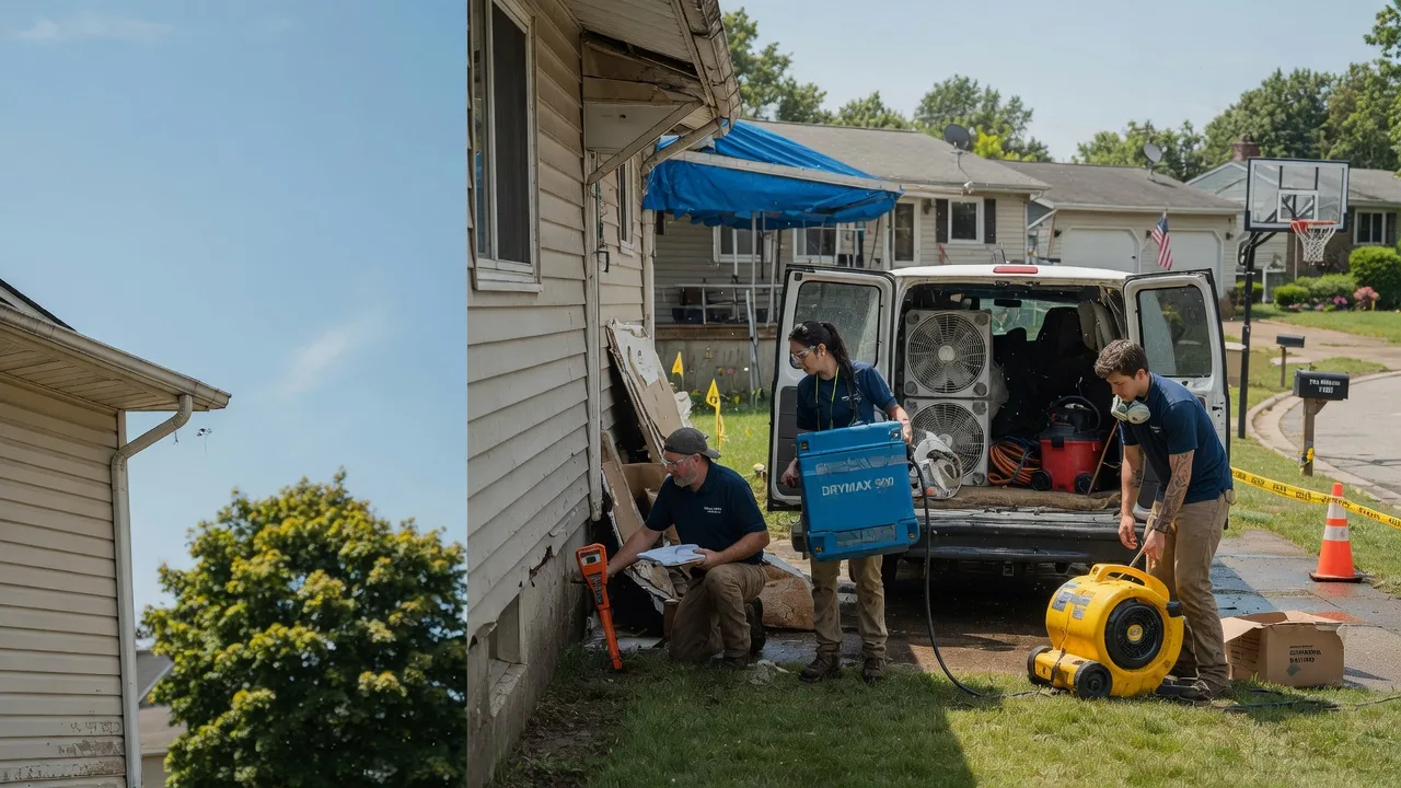 Ceiling Leak Cleanup in Fairport, NY near me